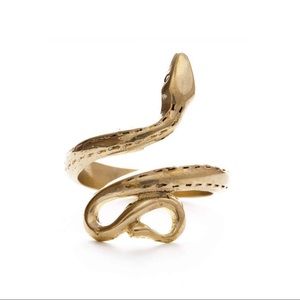 Brass adjustable snake crossover rings